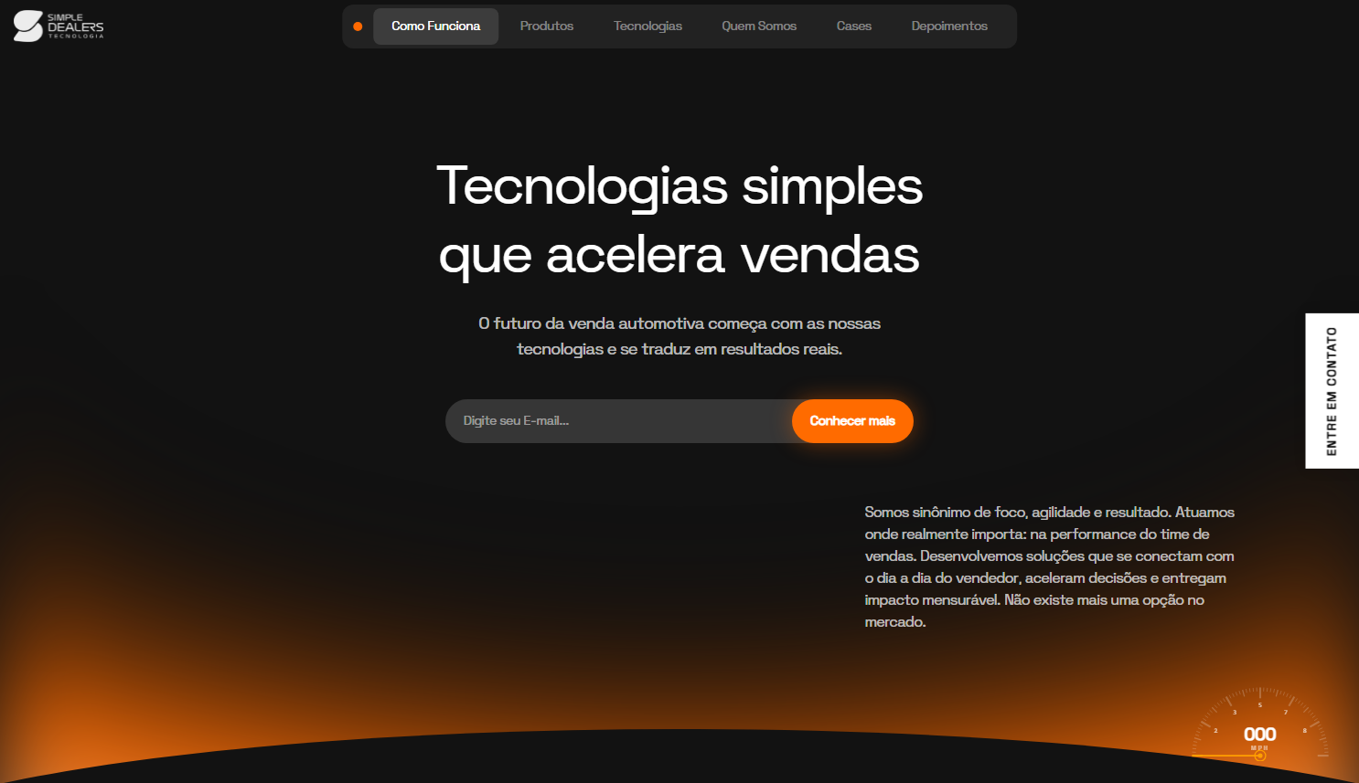 Prévia do projeto Landing page · Simple Dealers